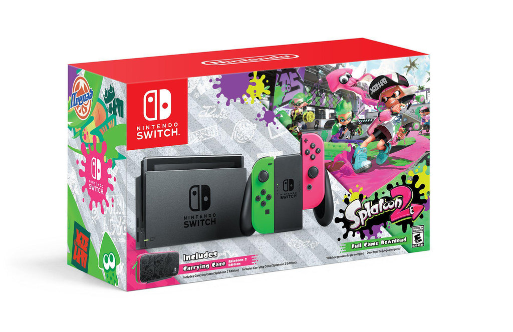 Nintendo Switch Gaming Console - Splatoon 2 Bundle