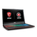 MSI GP63 Leopard-077 15.6" Performance Gaming Laptop i7-8750H (6 cores), NVIDIA GeForce GTX 1060 6G, 256GB SSD + 1TB HDD, 16GB RAM, WIN 10, VR READY, RGB KB - sunrise shopping mall