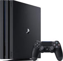 Sony PlayStation 4 Pro 1TB Console with Extra Crystal Blue Dualshock 4 Wireless Controller Bundle - sunrise shopping mall
