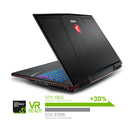 MSI GP63 Leopard-077 15.6" Performance Gaming Laptop i7-8750H (6 cores), NVIDIA GeForce GTX 1060 6G, 256GB SSD + 1TB HDD, 16GB RAM, WIN 10, VR READY, RGB KB - sunrise shopping mall