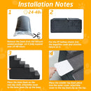 Zuome 28" H Dog Stairs for Small and Medium Dogs 6-Step Ramps for High Beds and Couch Non-Slip Extra Wide Pet Stairs for Old Dogs and Puppy and Cat - Stable & Durable with Machine Washable Cover Indoor