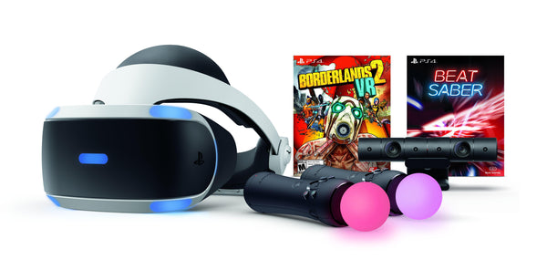 Sony PlayStation 4 PSVR Headset with Borderlands 2 & Beat Saber - sunrise shopping mall