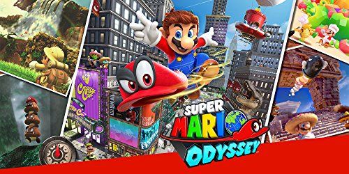 Nintendo Switch with Joy-Con - 32 GB - Neon Blue/Neon Red - includes Super Mario Odyssey, 128GB Micro SD Card, Joy-Con (L/R)-Neon Red/Neon Blue,, and USB Type C Cable - sunrise shopping mall