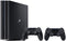 PlayStation 4 Pro Console Bundle (2 Items): PS4 Pro 1TB Console and an Extra PS4 Dualshock 4 Wireless Controller - Jet Black - sunrise shopping mall