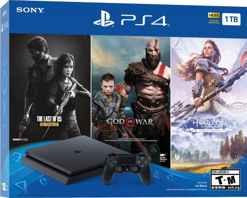 Sony - PlayStation 4 1TB Only on PlayStation Console Bundle - Jet Black - sunrise shopping mall