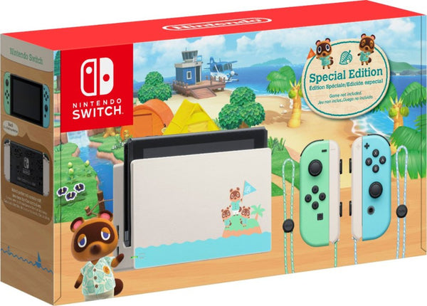 Nintendo - Switch - Animal Crossing: New Horizons Edition 32GB Console - sunrise shopping mall