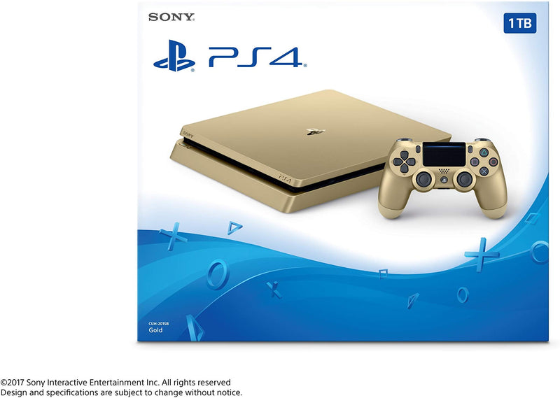 Sony PlayStation 4 Slim 1TB Console - Gold - sunrise shopping mall