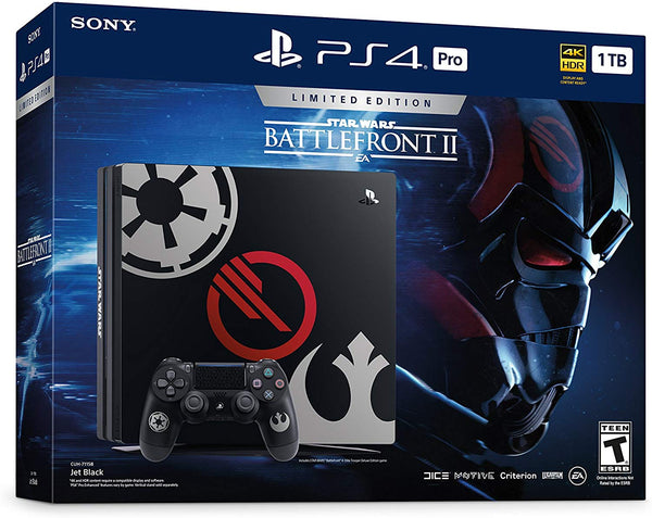 Sony PlayStation 4 Pro 1TB Console - Star Wars Battlefront II Bundle - sunrise shopping mall