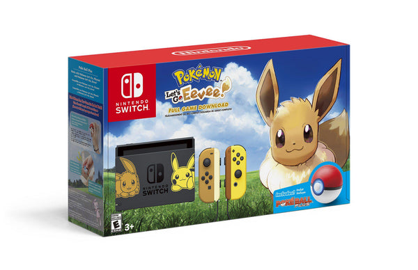 Nintendo Switch Gaming Console - Eevee Edition Bundle - sunrise shopping mall