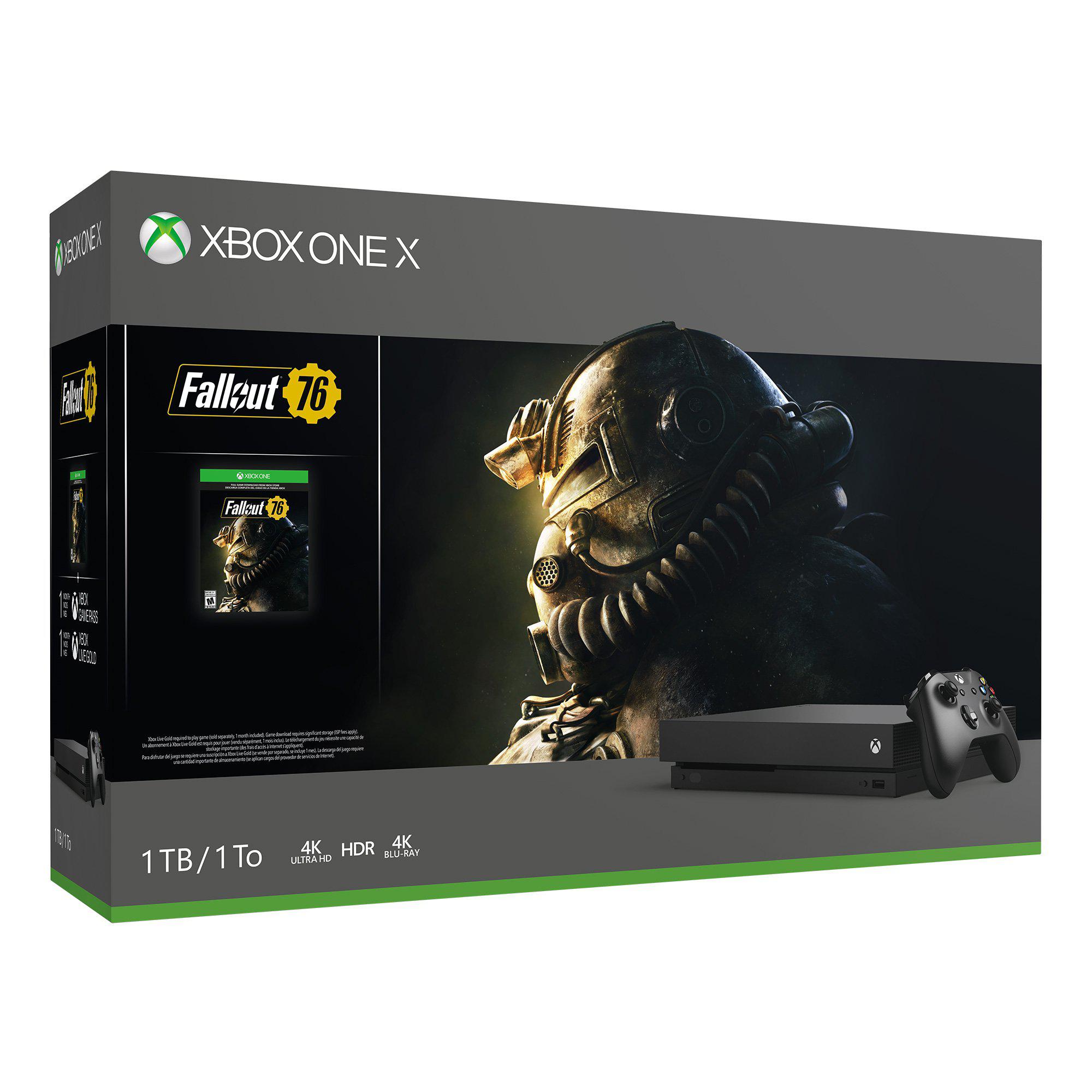 Microsoft Xbox One X 1TB Console - Fallout 76 Bundle