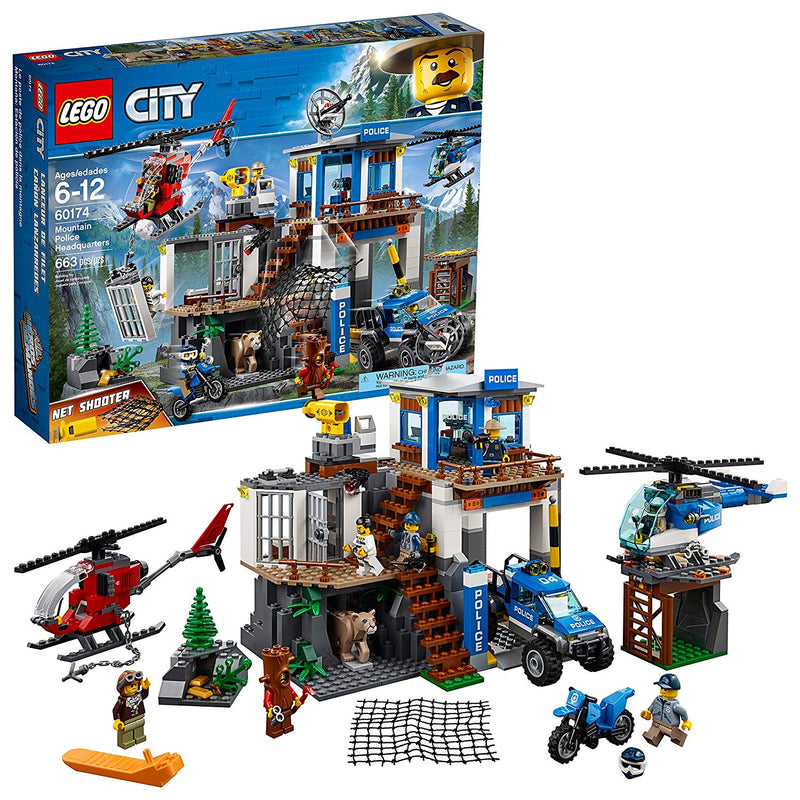LEGO City Mountain Police Headquarters 60174 Building Kit (663 Pieces) - sunrise shopping mall