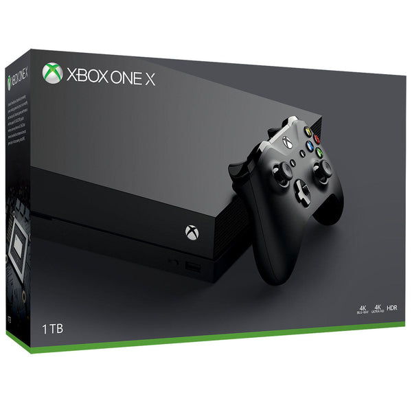 Microsoft Xbox One X 1TB Console - Black - sunrise shopping mall