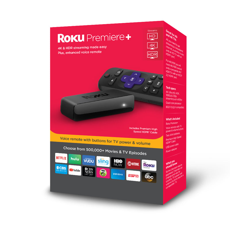 Roku Premiere+ 4K HDR Streaming Player - sunrise shopping mall