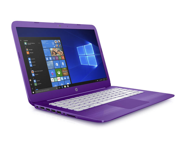 HP Stream 14, 14" HD Display, Intel N3060, 4GB RAM, 32GB SDD, Windows 10 Home S Mode, Purple - sunrise shopping mall