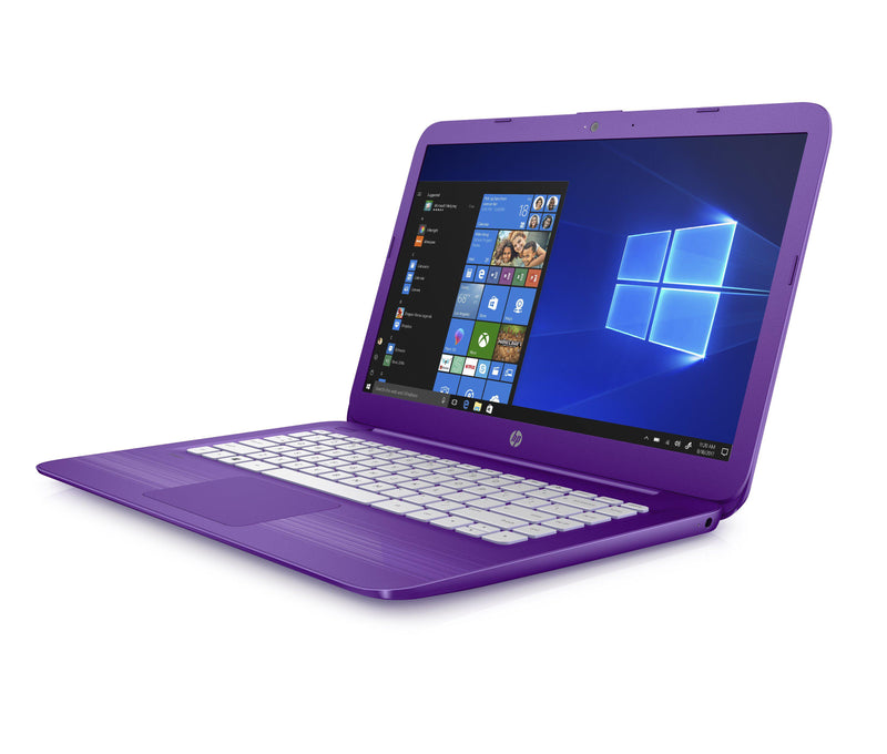 HP Stream 14, 14" HD Display, Intel N3060, 4GB RAM, 32GB SDD, Windows 10 Home S Mode, Purple - sunrise shopping mall